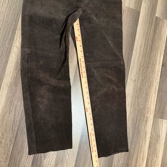 Vintage Outfit Petite Fully Lined Suede Pants Size 6 EUC - Picture 6 of 8